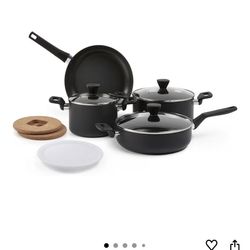 10 Pieces Amazon Basics Pots And Pans