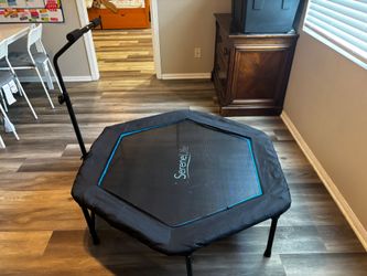 SereneLife Mini Fitness Trampoline with Handle Bar