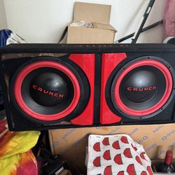 Crunch Two Tweleve Speakers 