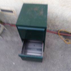 Green File Cabinet