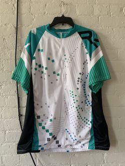 Mens 3XL Full Zip Cycling Jersey