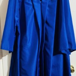 Jostens Blue Graduation Gown With Cap Graduation . New condition, excellent, very clean . Size 5’04” - 5’06” . 