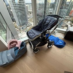 Bugaboo Fox with bassinet and extra accessories