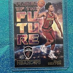 2018-19 Panini Hoops FACES OF THE FUTURE HOLIDAY EDITION COLLIN SEXTON RC Rookie