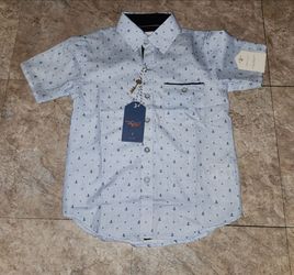 Craft +flow toddler boys button up shirt new
