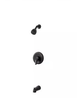 Pfister LG89-030Y Pfirst Series 1-Handle Tub & Shower Trim in Tuscan Bronze