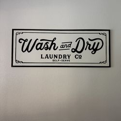 BIG Laundry Room Sign