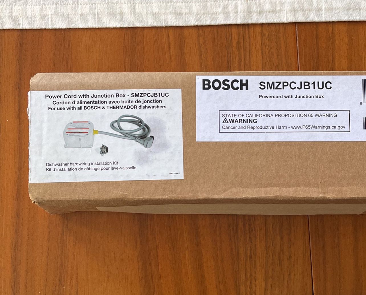 BOSCH POWER CORD AND JUNCTION BOX