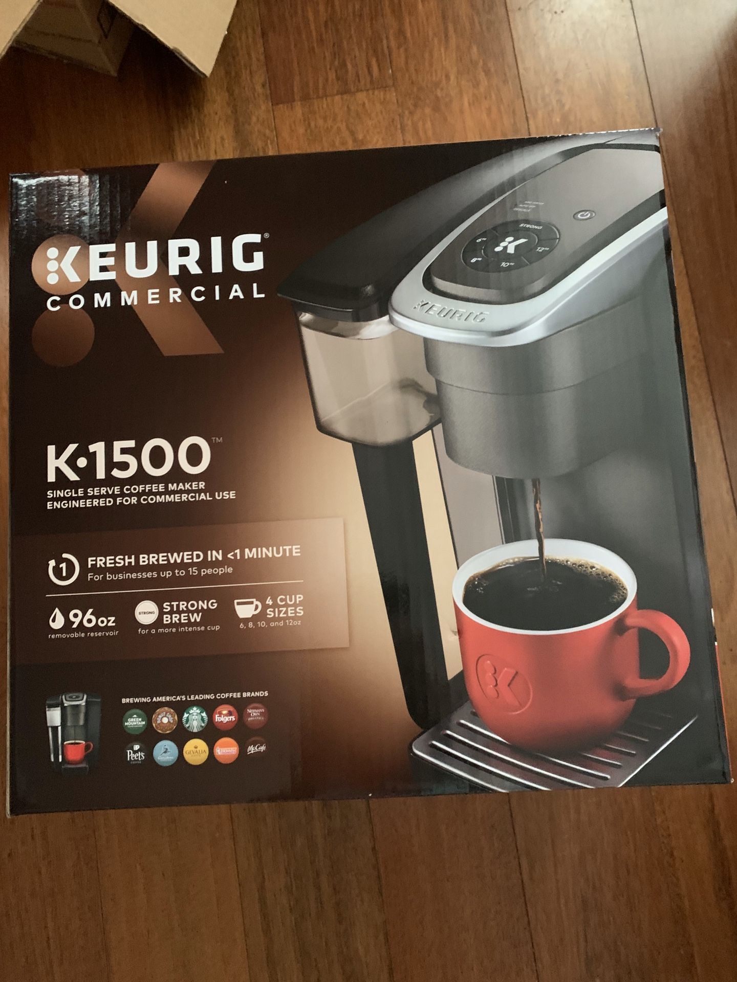 BRAND NEW Keurig K1500 (Top Model) w cups