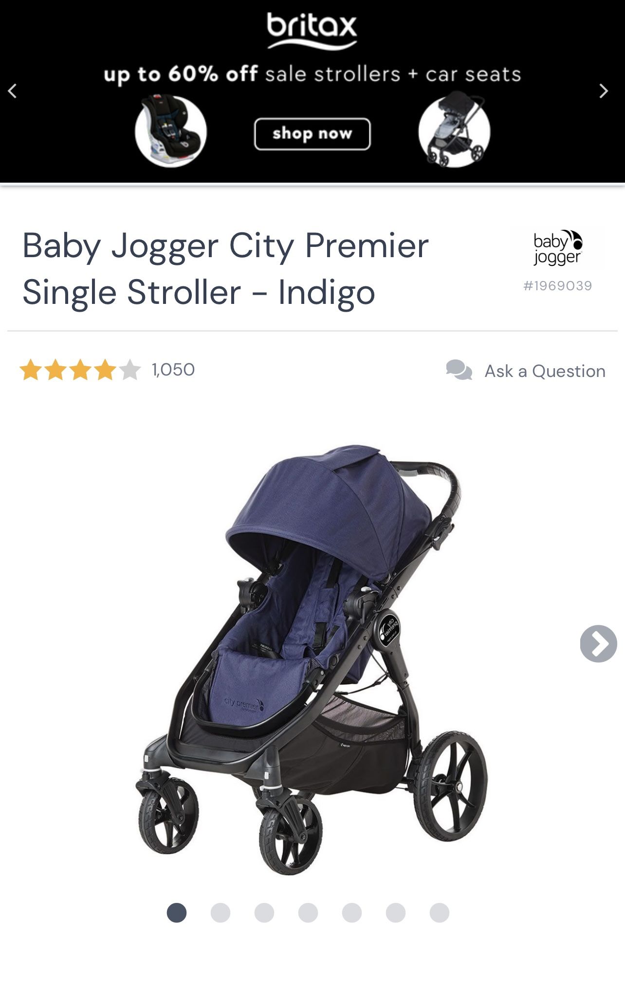 Baby Jogger City Premier With Bassinet