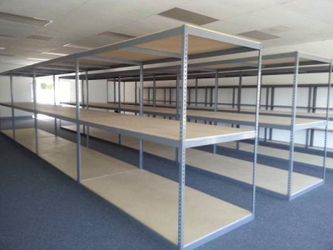 Industrial Shelving 8 ft W x 4 ft D 3 Tier Warehouse Storage Rack Similar to Uline Stronger Than Home Depot Lowes And Costco Delivery Available