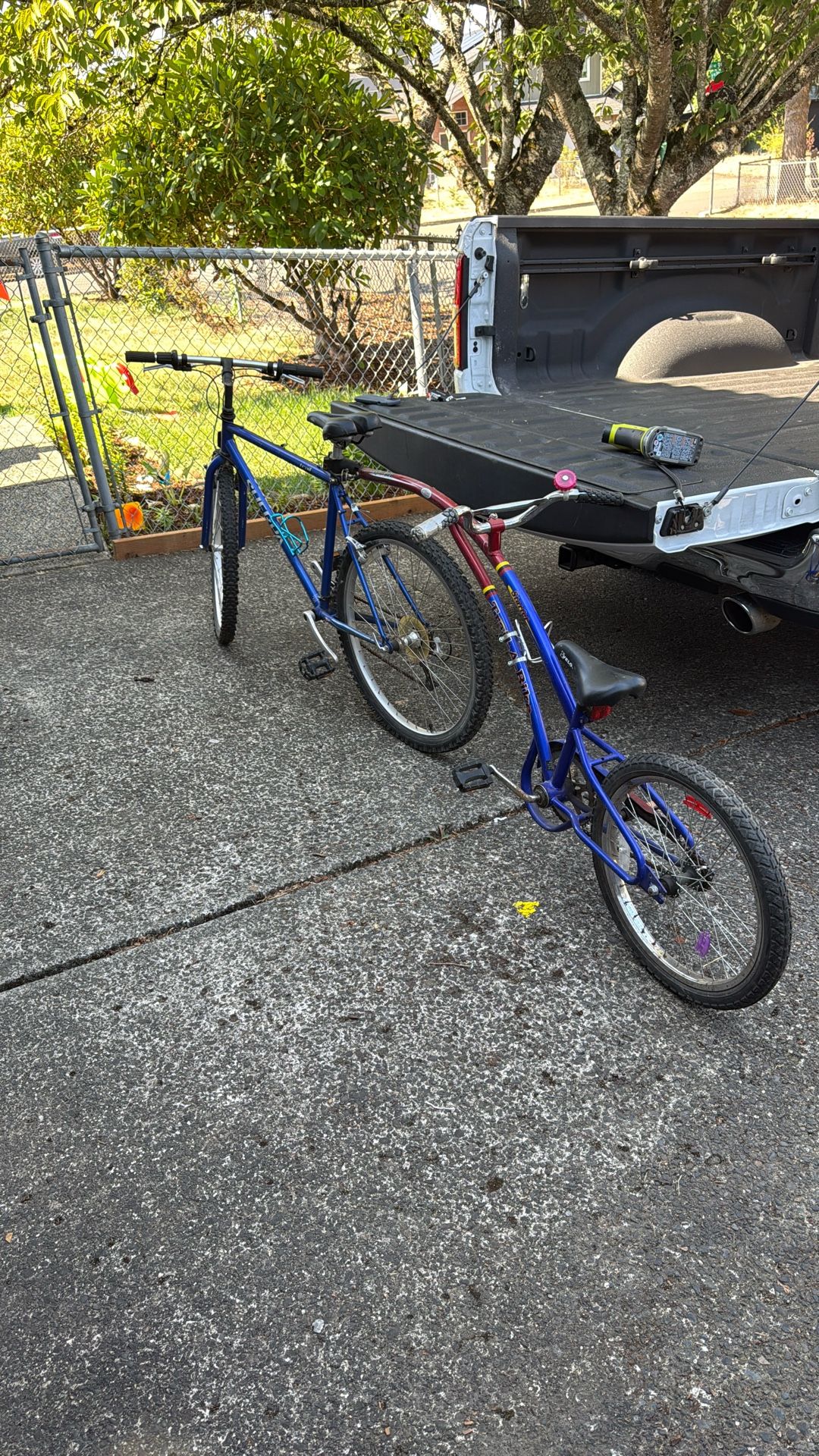 Parent With Child Bike