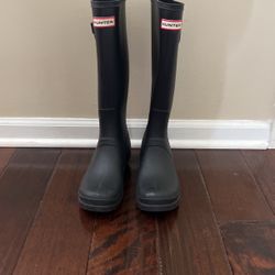 Black Tall Hunter Boots