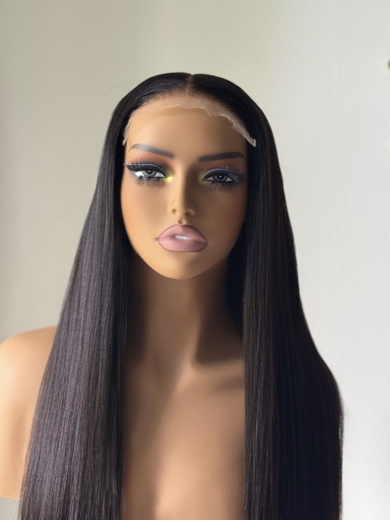 6x6 HD Lace 26” Raw Silky Straight 200% Density Wig