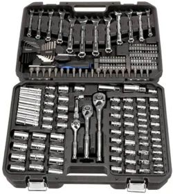 "NEW!" Power Torque 200 Piece 1/4, 3/8, 1/2 Inch Drive 6 Point SAE, Metric Tool Set - GM4323
