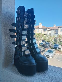 Demonia Cult Platform Boots