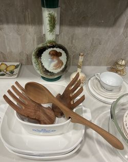 Natural Wood Salad Utensils