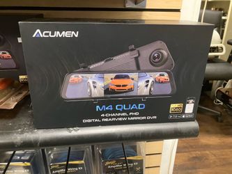 Acumen m4 quad 4 channel digital rear view mirror