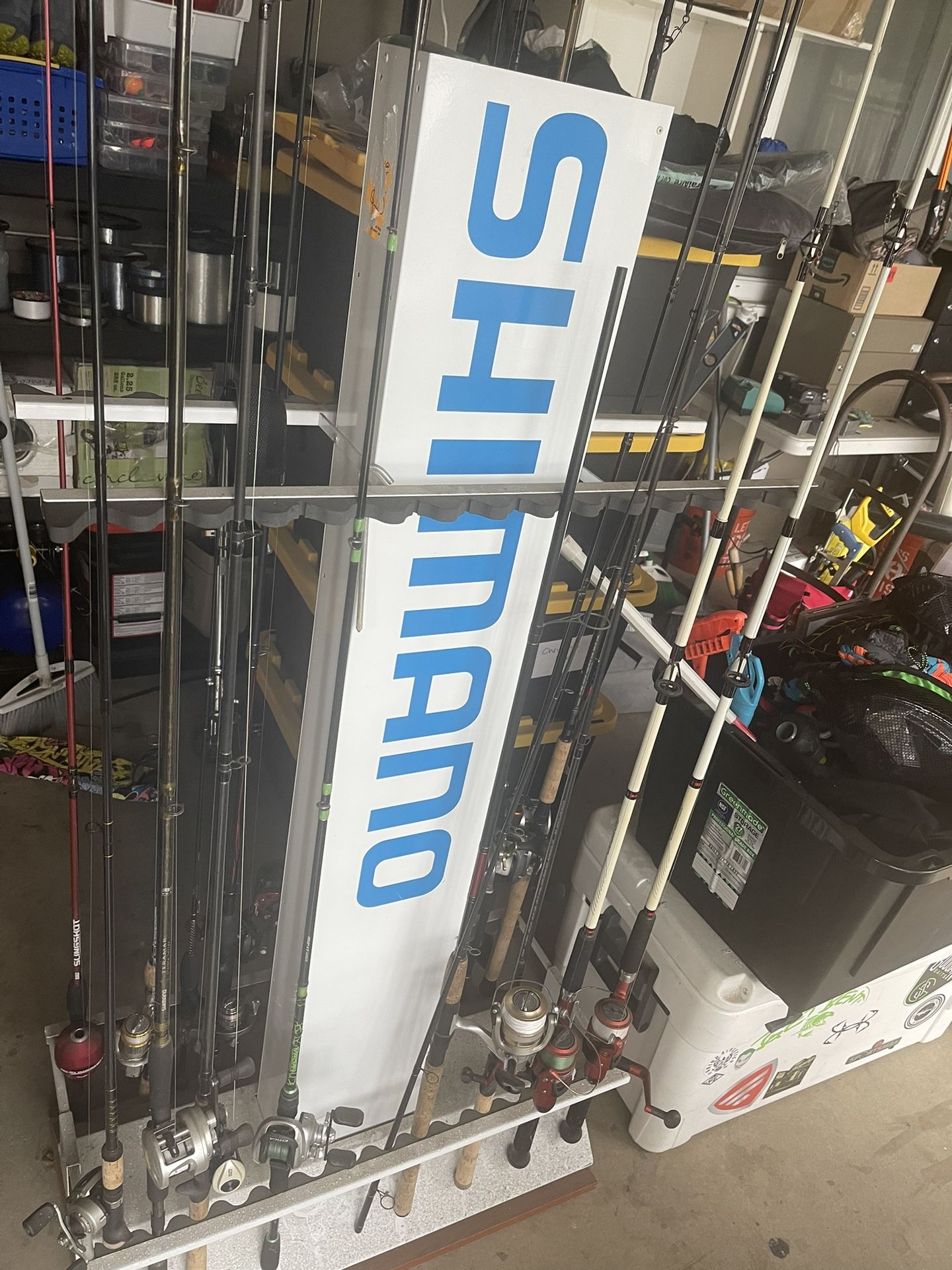 Shimano Fishing Rod Rack