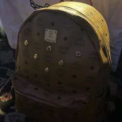 MCM Tan Backpack 