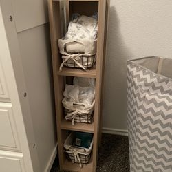 Diaper Shelf With Baskets