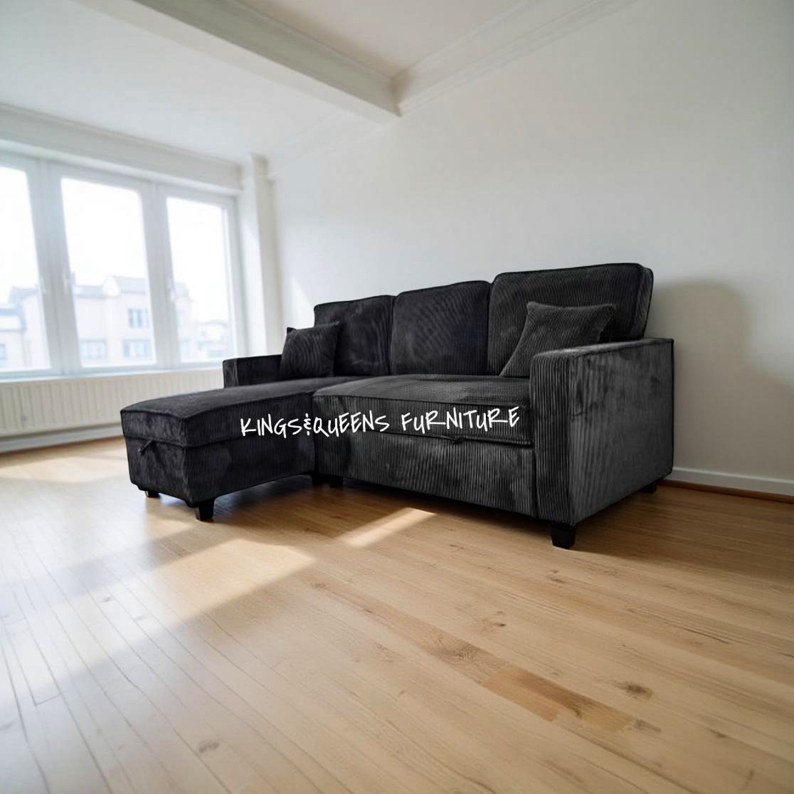 New Black Sofa