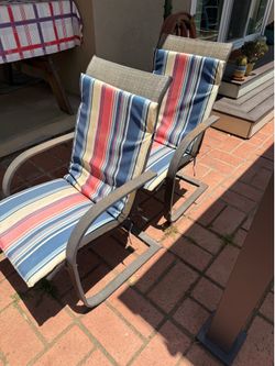 Free chairs with covers, no rips