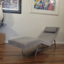 Milo Baughman "Fred " Chaise Lounge Chair 