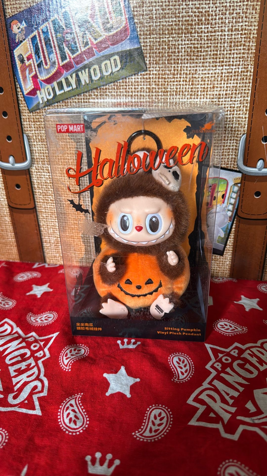 Sitting Pumpkin Labubu