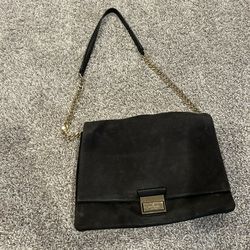 Kate Spade Black Leather Shoulder Bag – $60