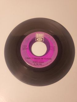 Vintage Gladys Knight & The Pips 7" Vinyl Record Single 45 RPM Soul Untested