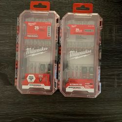 2 Milwaukee Impact Driver Bit Set 