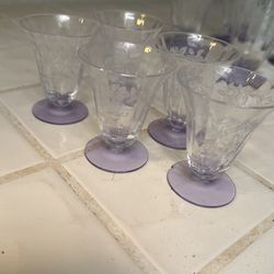 Fuchsia Wisteria Fostoria