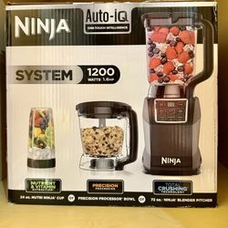Ninja BL493 Auto-IQ 7-Speed Blender & Food  Processor 1200W -
