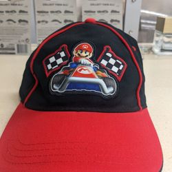 Nintendo Mario Kart Red and Black Adjustable Kids Hat