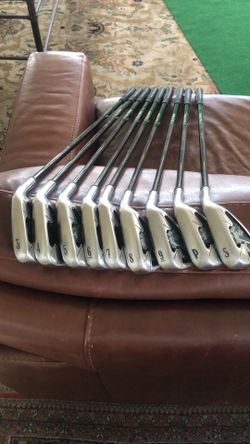 Callaway X-22 Tour irons RH 3-SW Custom Fujikura Fit-on Graphite stiff shafts