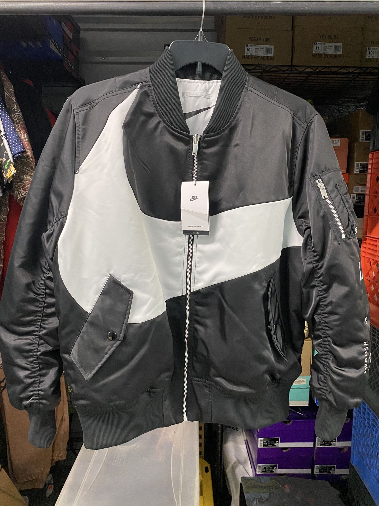 Nike Therma-FIT Synthetic Phil Reversible Bomber Jacket Large