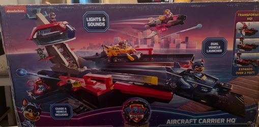 Paw patrol aircraft carrier play set