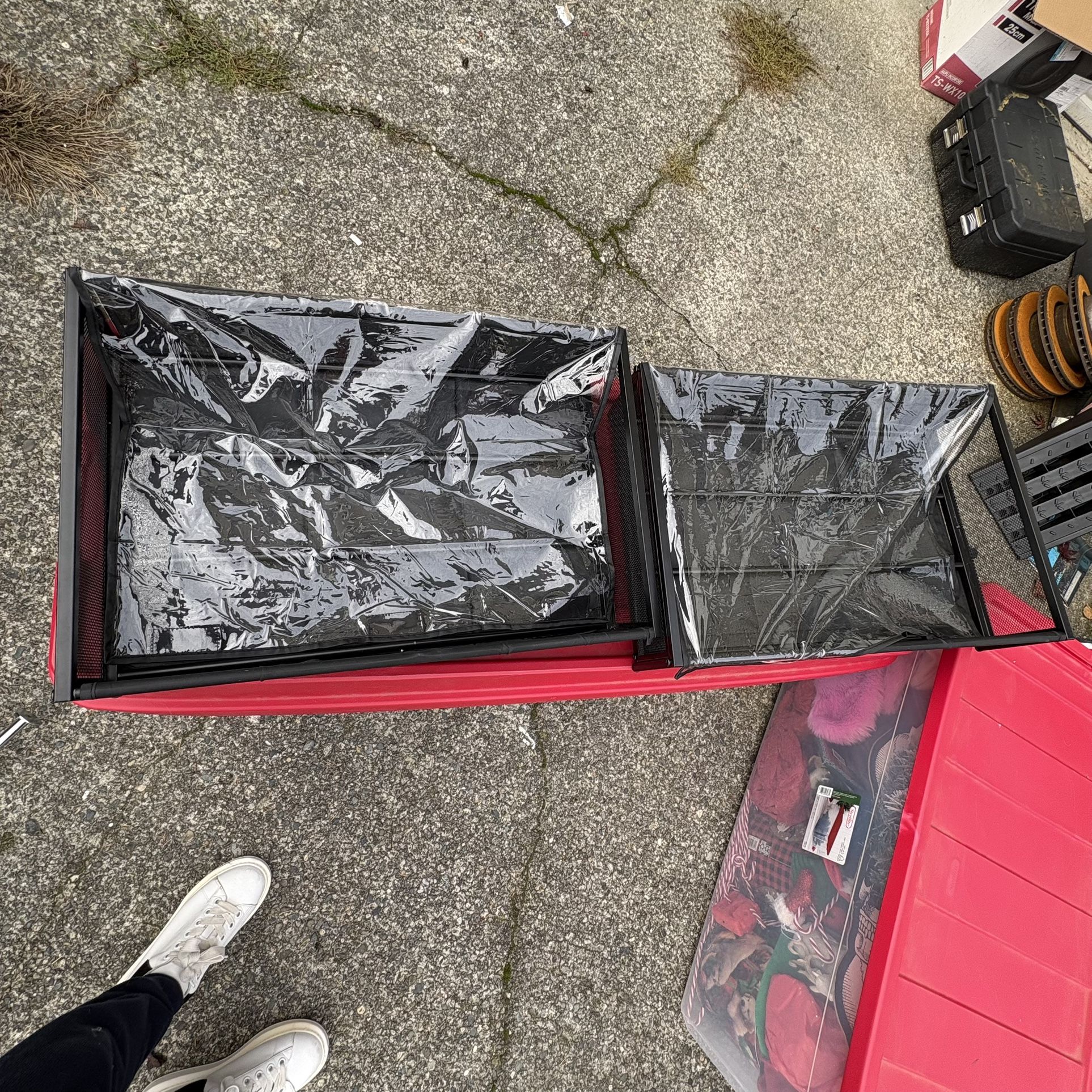 Under the bed storage bins