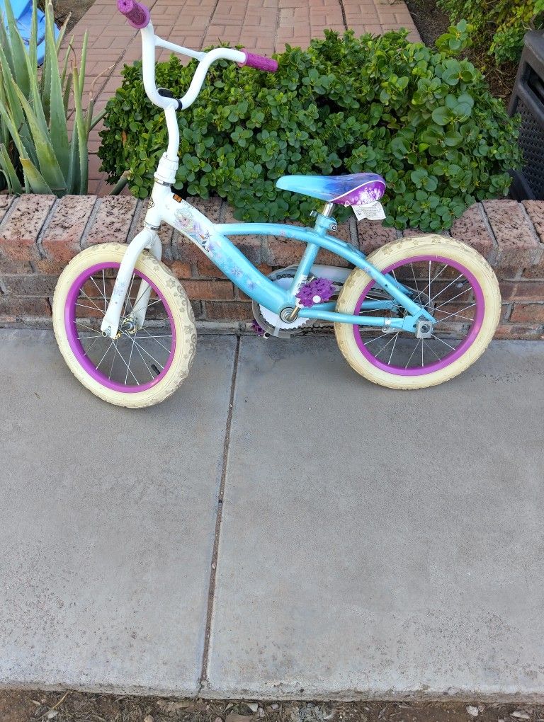 Girls 16 Inch BMX Bike Frozen Bike