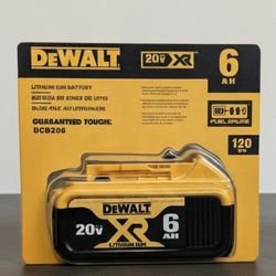 Brand New DeWalt 20v 6ah Lithium-ion Battery 