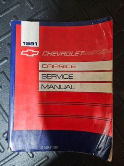 1991 chevrolet caprice oem service manual