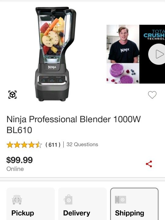 ninja blender with all the accessories for Sale in Everett, MA - OfferUp