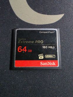 SanDisk Extreme PRO 64GB CompactFlash CF Card 160MB/s UDMA 7