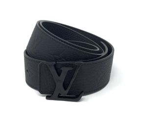 Gucci and Louis Vuitton belts