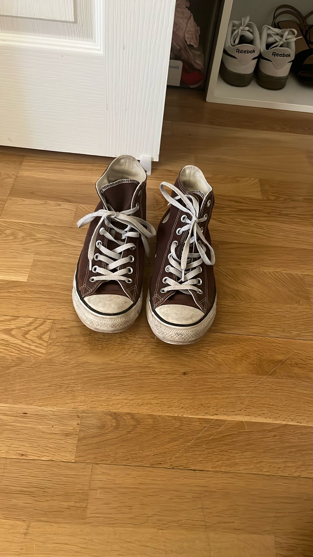 Brown Custom Converse Women’s Wide