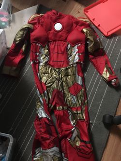 Iron man costume with mask