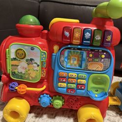 VTech Toy Toddler Train Red Activities 