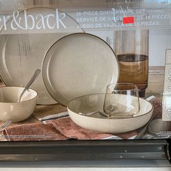 Over & Back 16 Piece Dinnerware Set