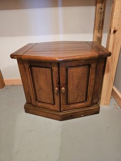 Antique Octagon Side Table